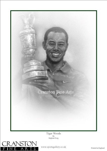 Tiger Woods by Stephen Doig.