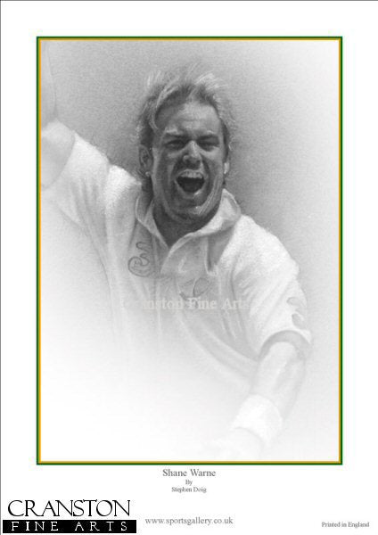 Shane Warne by Stephen Doig.