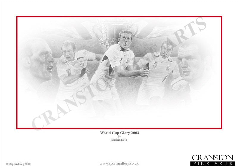 England - World Cup Glory 2003 by Stephen Doig.