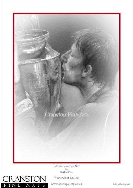 Edwin van der Sar by Stephen Doig.