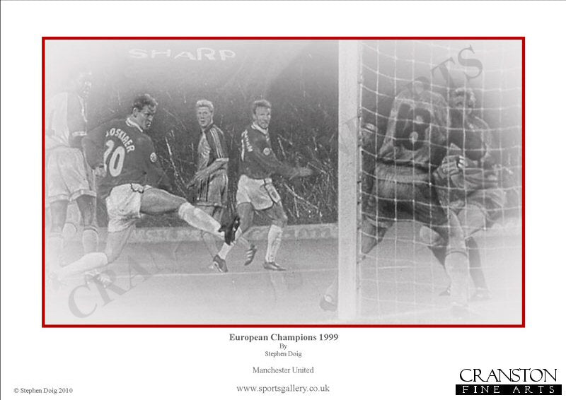 European Champions 1999 - Manchester United by Stephen Doig.