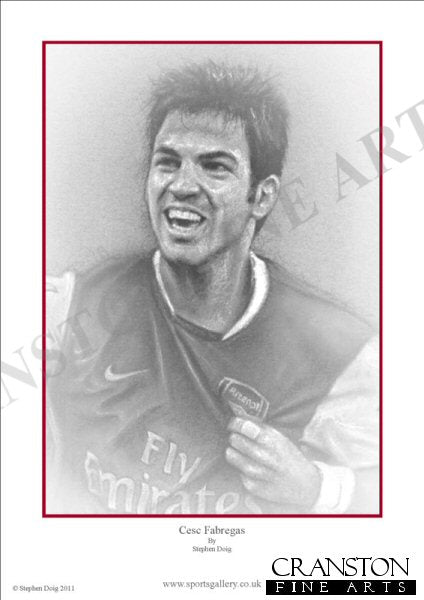 Cesc Fabregas by Stephen Doig.