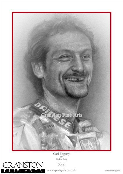 Carl Fogarty - Ducati by Stephen Doig.