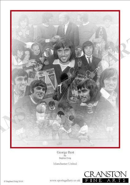 George Best Montage by Stephen Doig.