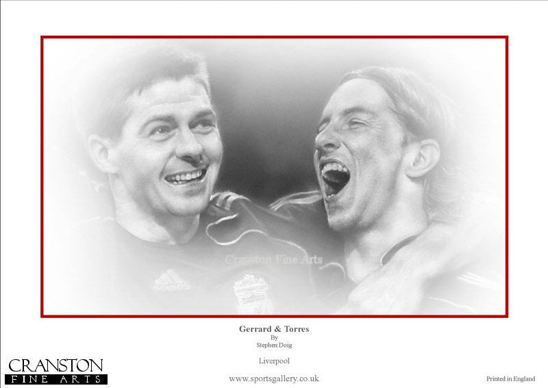 Gerrard and Torres - Liverpool by Stephen Doig.
