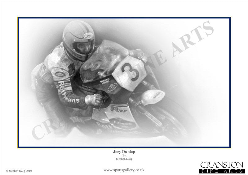 Joey Dunlop by Stephen Doig.