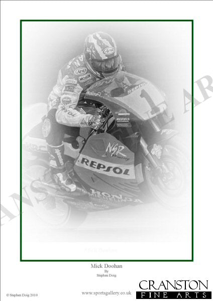 Mick Doohan by Stephen Doig.