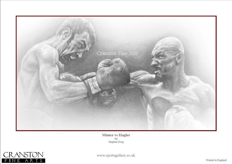 Minter vs Hagler by Stephen Doig.