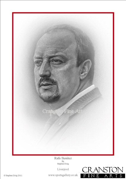 Rafa Benitez - Liverpool by Stephen Doig.