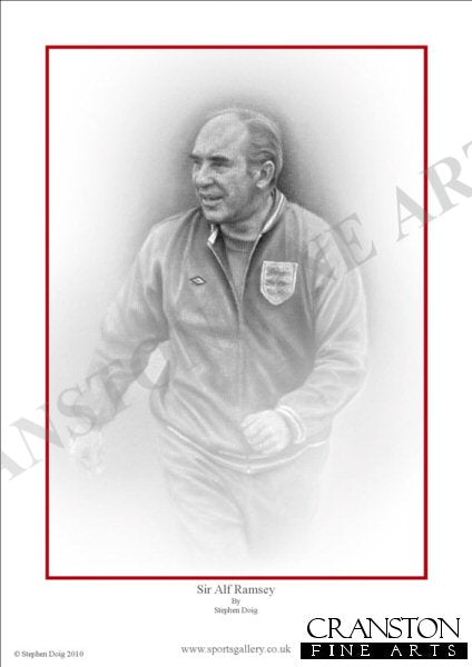 Sir Alf Ramsey by Stephen Doig.