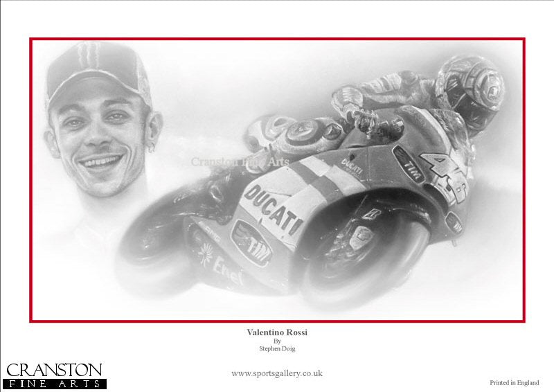 Valentino Rossi - Ducati by Stephen Doig.