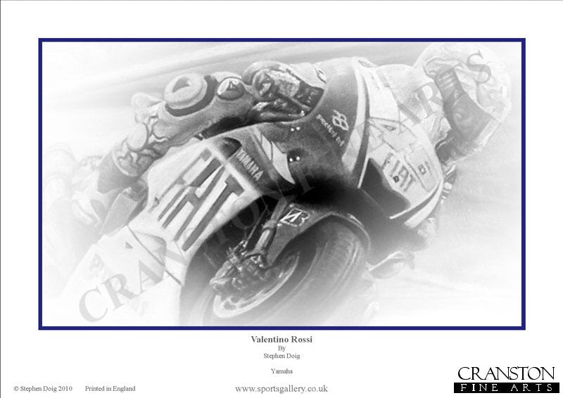 Valentino Rossi - Yamaha by Stephen Doig.