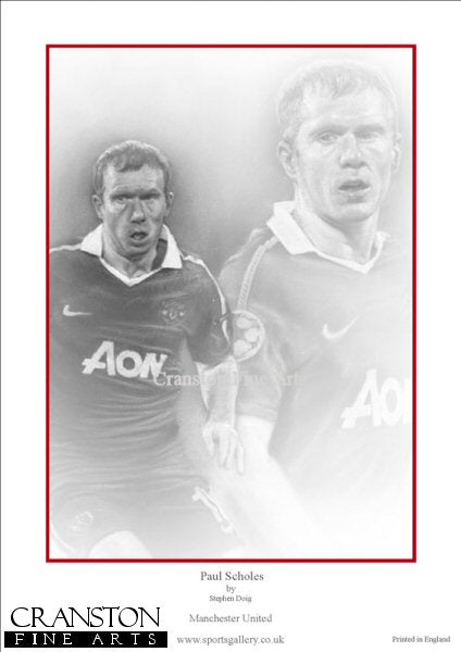 Manchester United - Paul Scholes by Stephen Doig.