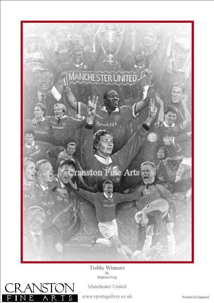 Manchester United - Treble Winners by Stephen Doig.