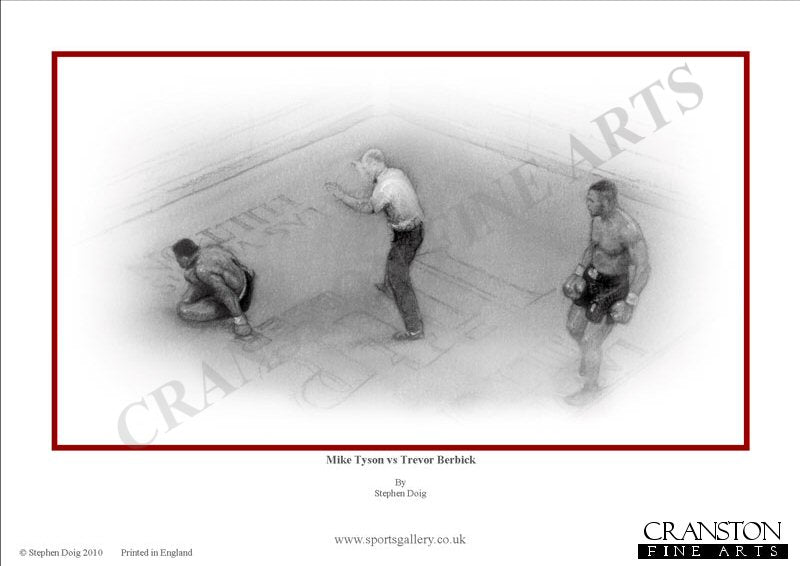 Mike Tyson v Trevor Berbick by Stephen Doig.