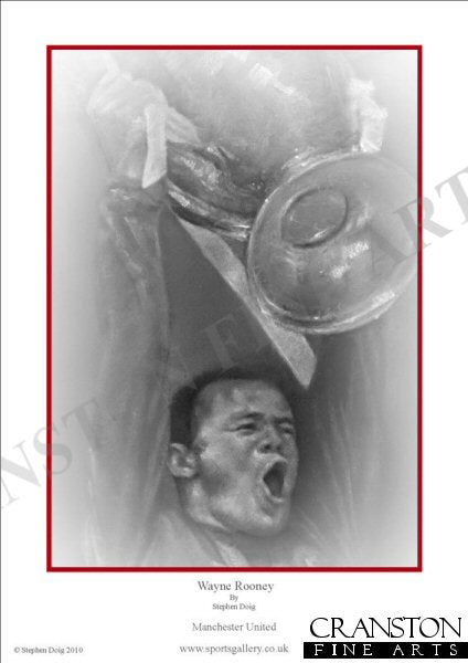 Wayne Rooney - European Champion by Stephen Doig.