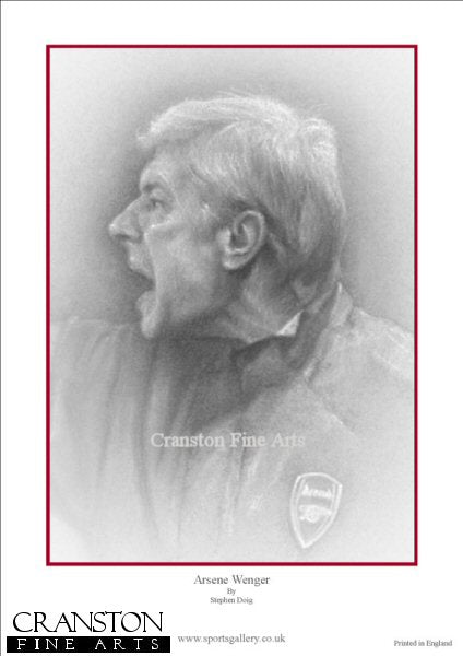 Arsene Wenger by Stephen Doig.