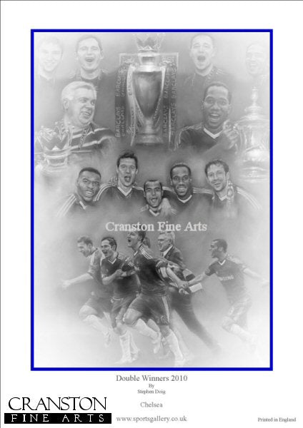 Chelsea - Double Winners 2010 by Stephen Doig.