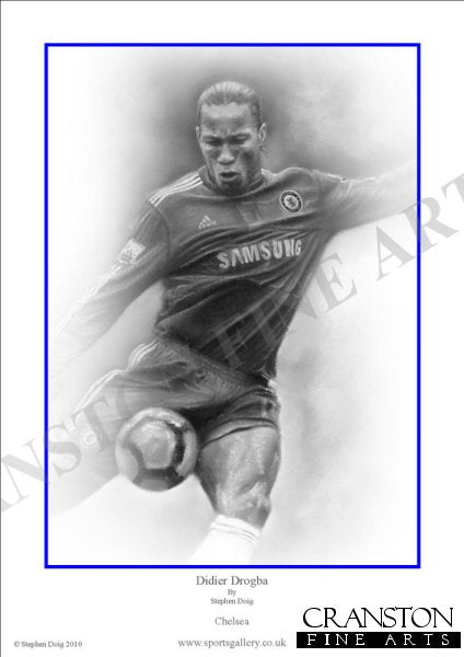 Chelsea - Didier Drogba by Stephen Doig.