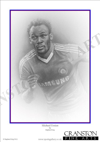 Michael Essien - Chelsea by Stephen Doig.