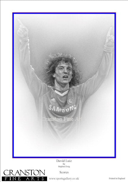David Luiz - Chelsea by Stephen Doig.