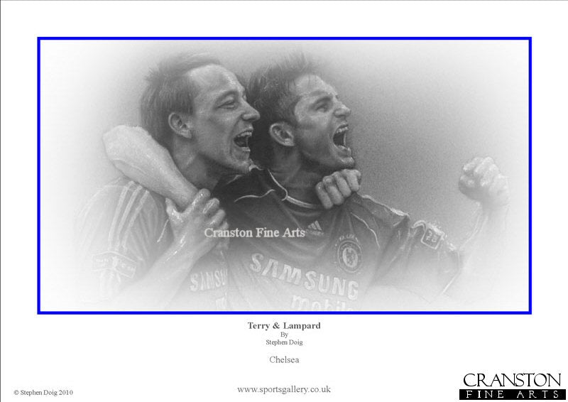John Terry and Frank Lampard - Chelsea by Stephen Doig.