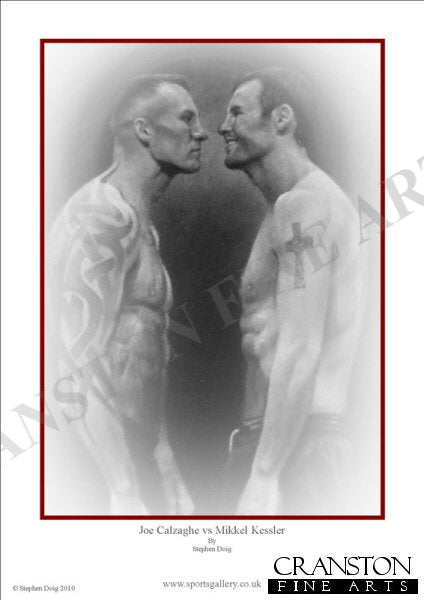 Joe Calzaghe vs Mikkel Kessler by Stephen Doig.
