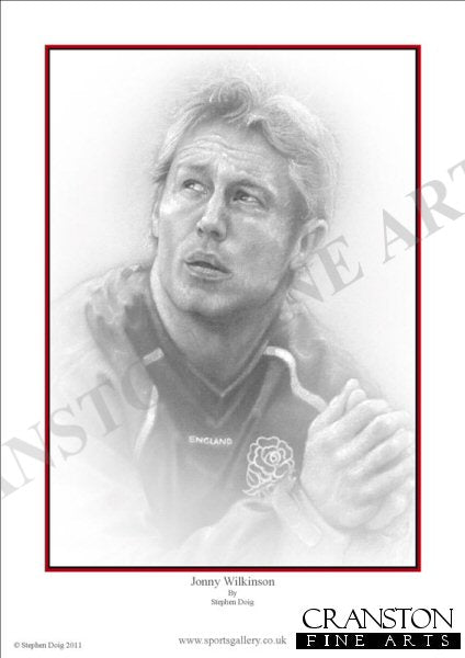 Jonny Wilkinson by Stephen Doig.