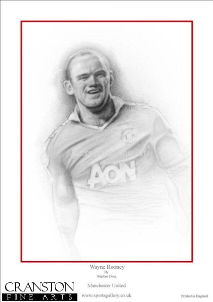 Wayne Rooney by Stephen Doig.