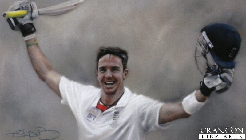 Kevin Pietersen - Ashes 2010 by Stephen Doig.