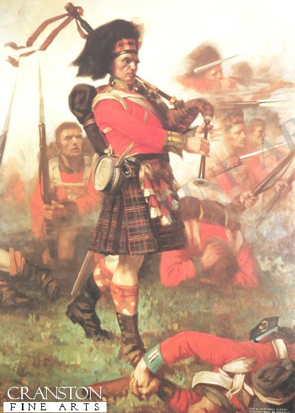Piper Kenneth Mackay at Waterloo by J. B. Anderson.