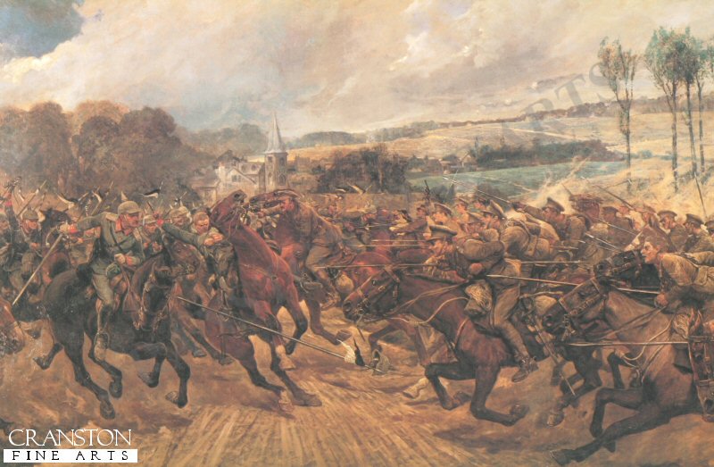 Charge of the 9th Lancers by Richard Caton Woodville. (B)