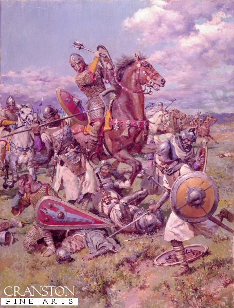 William the Conqueror at the Battle of Hastings by Matania.