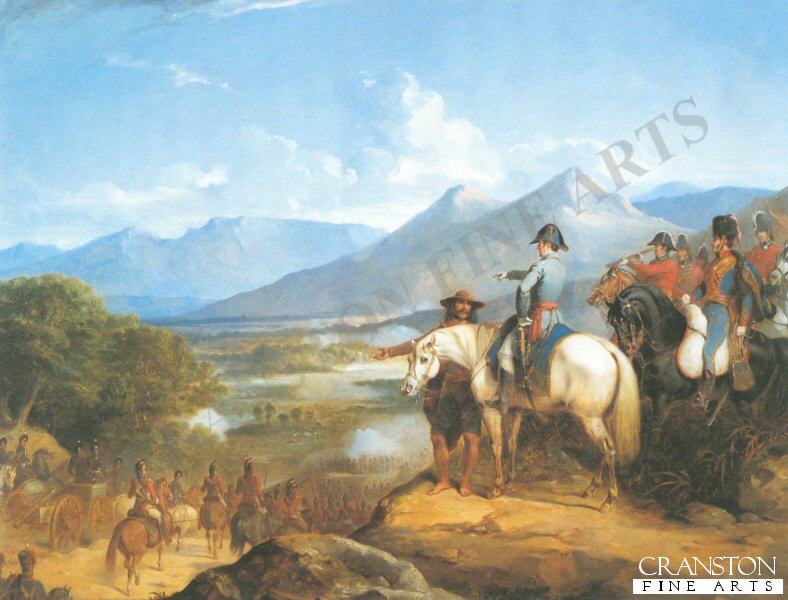 The Battle of Vittoria by Thomas Jones Barker.