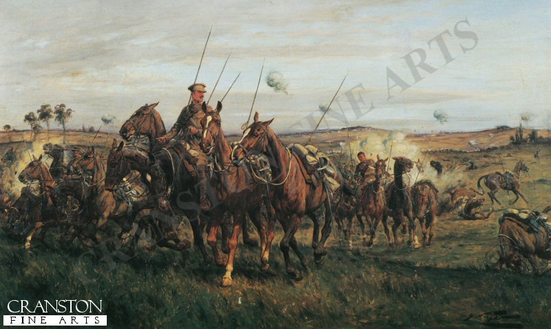 Bringing Horses to the Rear by Wright.