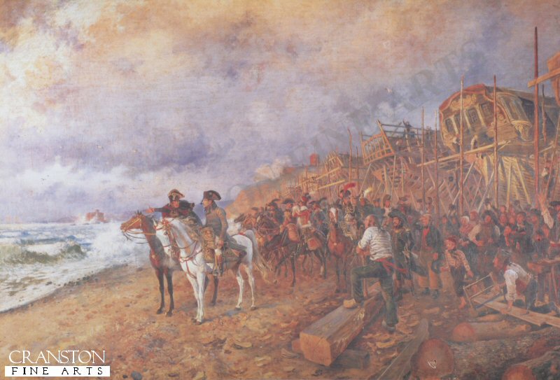 Napoleon at Boulogne by Maurice Orange. (B)