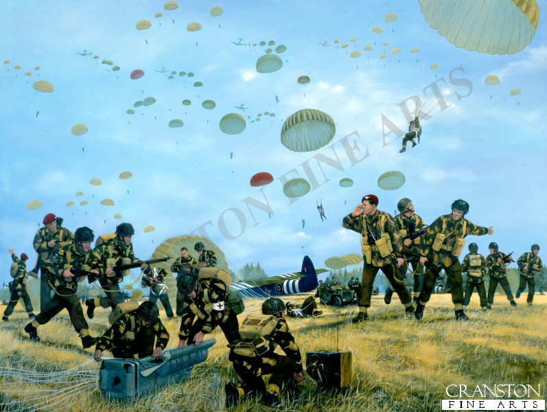 Arnhem Drop 17th September 1944 by Simon Smith.