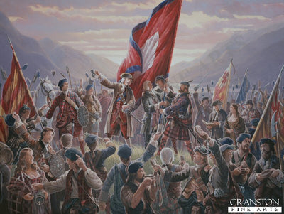 Raising the Standard at Glenfinnan, by Mark Churms.