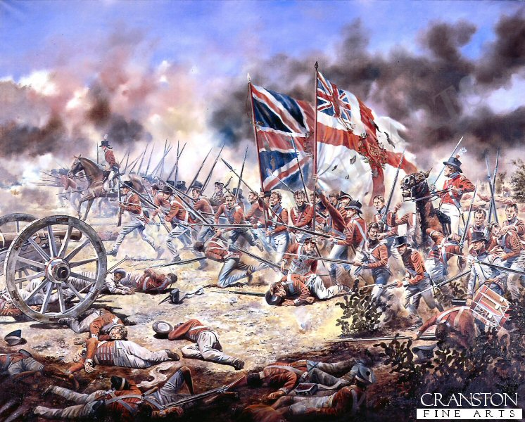 The 74th Highlanders at the Battle of Assaye, 23rd September 1803 by David Rowlands.