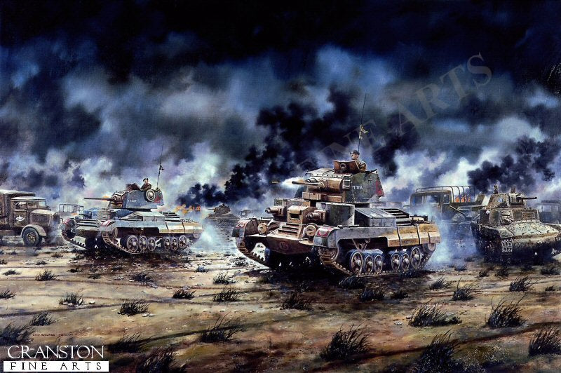 The Battle of Beda Fomm by David Rowlands (C)