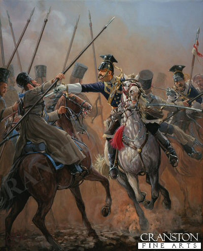 Officer 17th Lancers, Balaclava 1854 by Mark Churms.