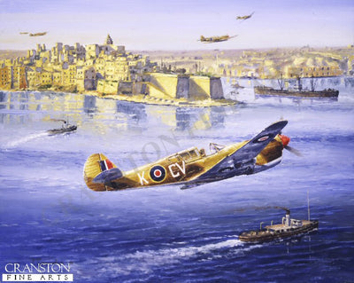 Over Grand Harbour by Anthony Saunders. (B)