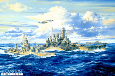 USS North Carolina, Saipan Bound by Anthony Saunders