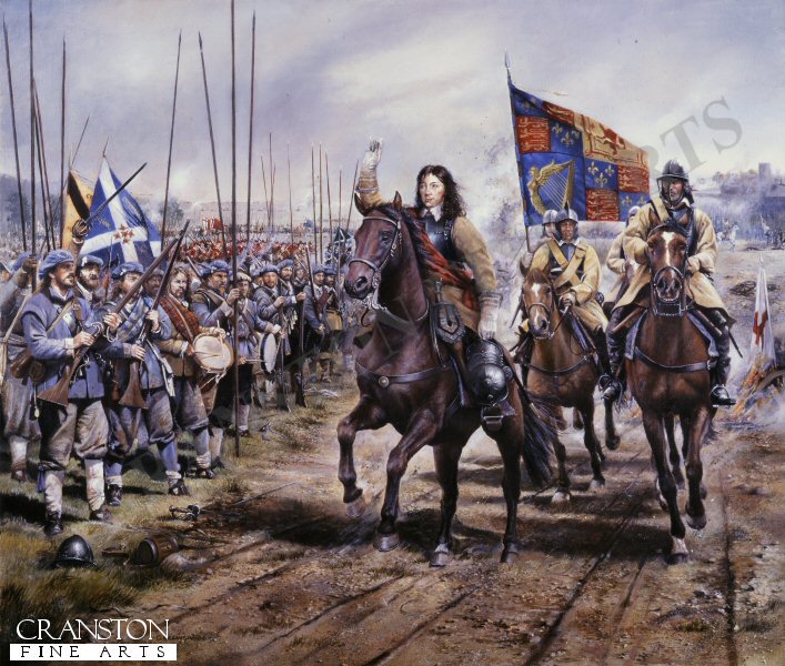 Battle of Worcester, 3rd September 1651 by Chris Collingwood.