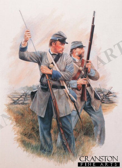 Confederate Infantryman of the 19th Virginia by Chris Collingwood.