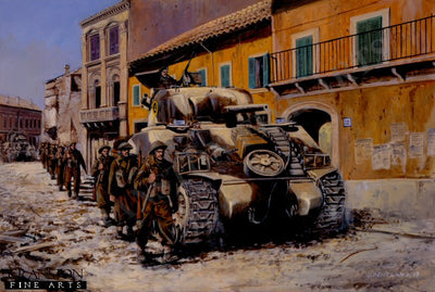 Anzio, Italy, February 1944 by David Pentland.