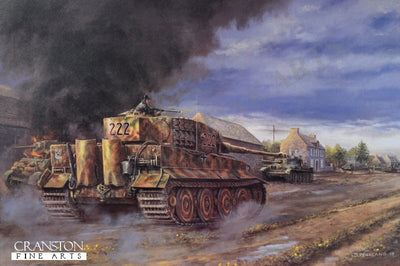Counter Attack at Villers Bocage by David Pentland.