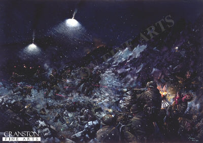 Battle of Tumbledown Mountain by Terence Cuneo.