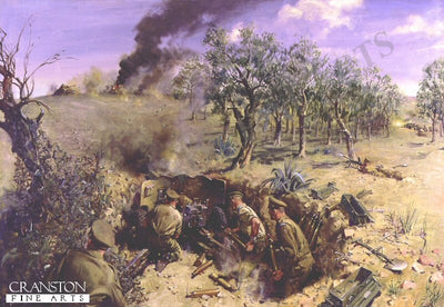 The Battle of Medenine, 6th march 1943, by Terence Cuneo.