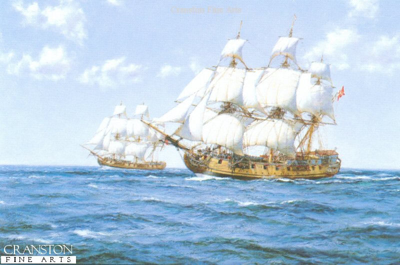 Duke and Duchess by Montague Dawson.